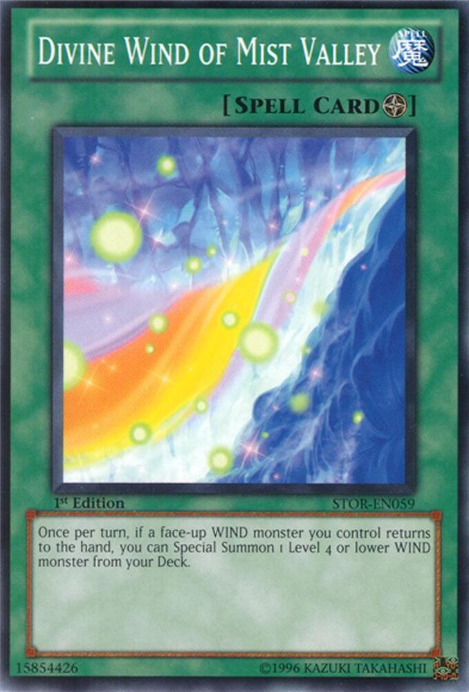 Divine Wind of Mist Valley STOR-EN059 card from Storm of Ragnarok