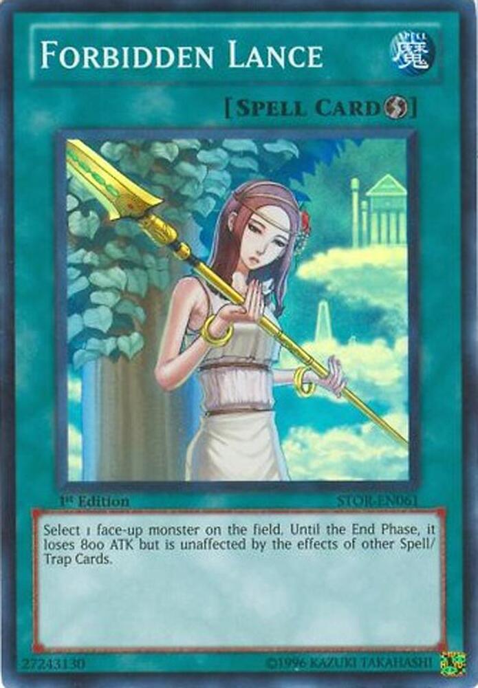 Forbidden Lance STOR-EN061 card from Storm of Ragnarok