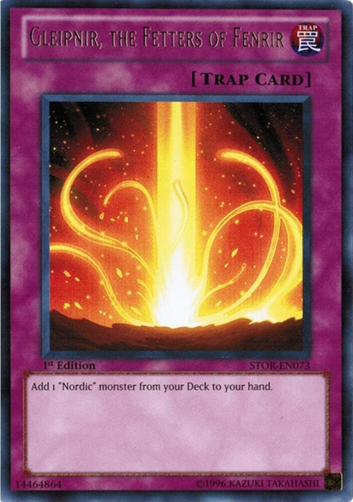 Gleipnir, the Fetters of Fenrir STOR-EN073 card from Storm of Ragnarok
