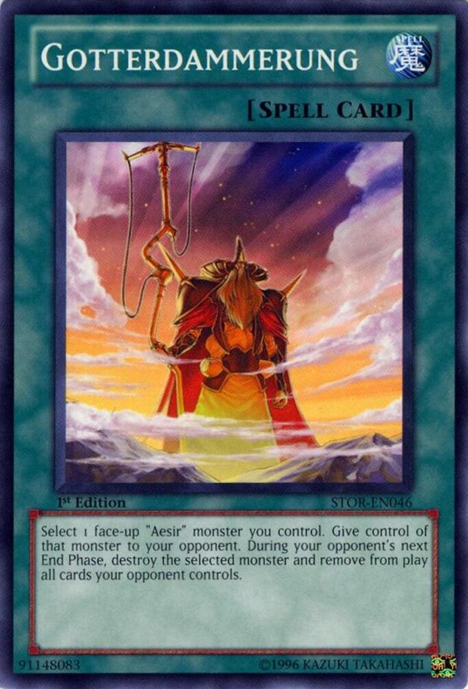 Gotterdammerung STOR-EN046 card from Storm of Ragnarok