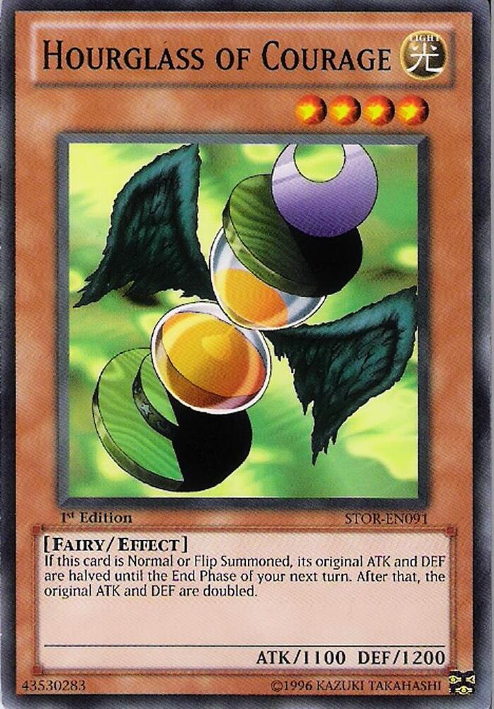 Hourglass of Courage STOR-EN091 card from Storm of Ragnarok