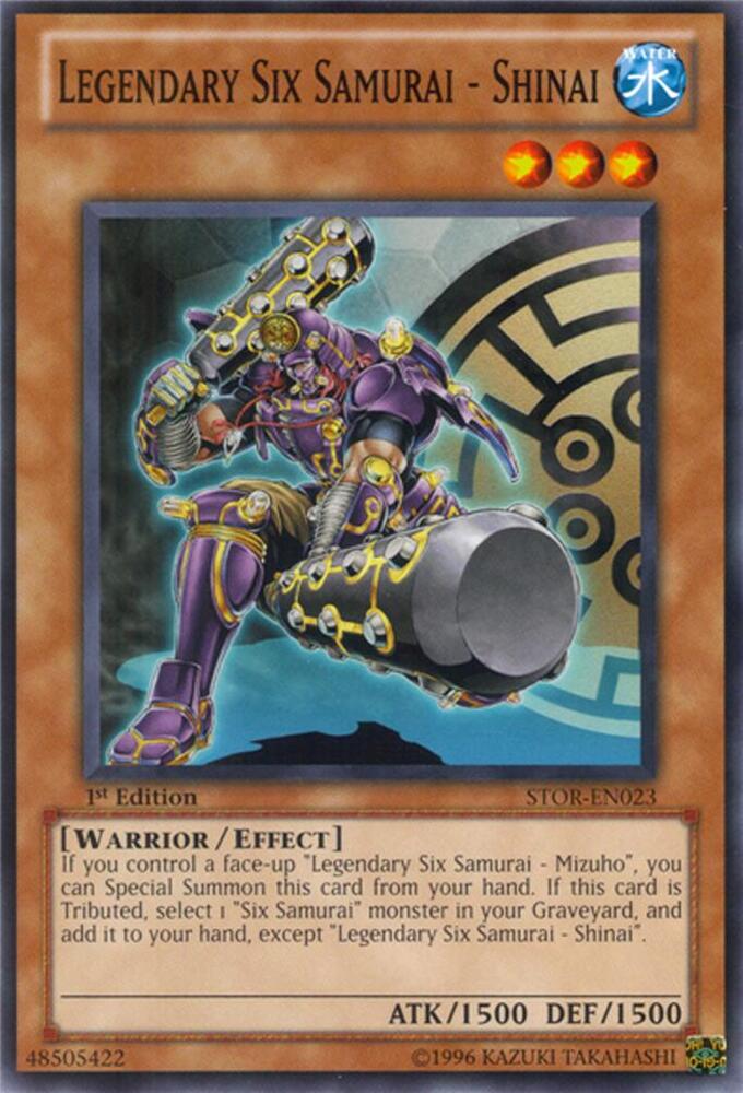 Legendary Six Samurai - Shinai STOR-EN023 card from Storm of Ragnarok