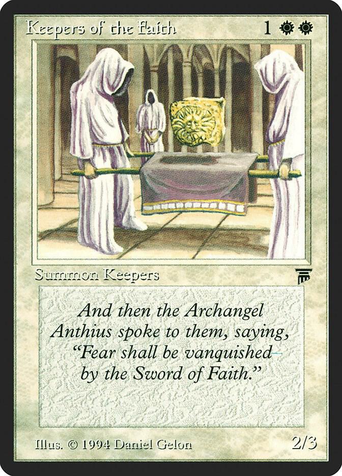 Keepers of the Faith card from Legends
