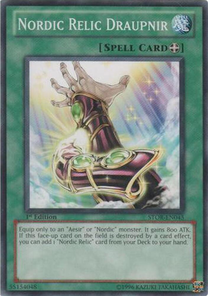 Nordic Relic Draupnir STOR-EN045 card from Storm of Ragnarok