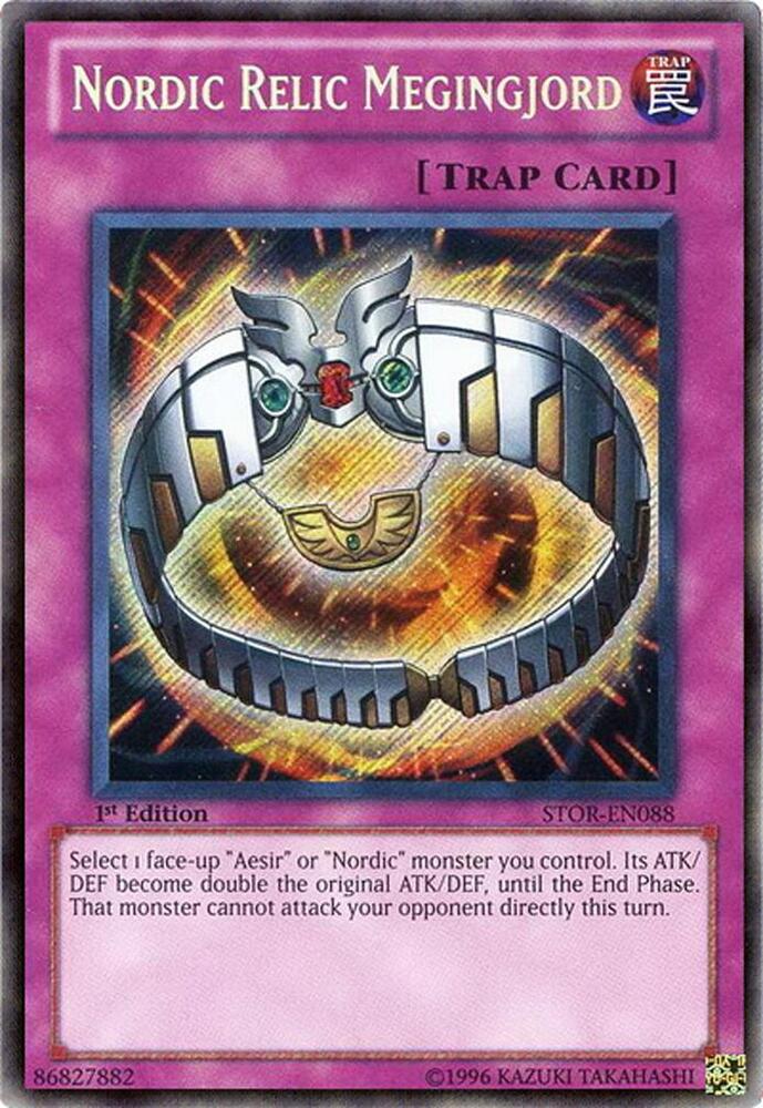 Nordic Relic Megingjord STOR-EN088 card from Storm of Ragnarok