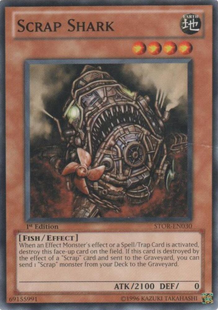 Scrap Shark STOR-EN030 card from Storm of Ragnarok