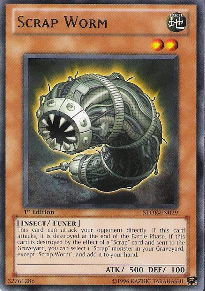Scrap Worm STOR-EN029 card from Storm of Ragnarok