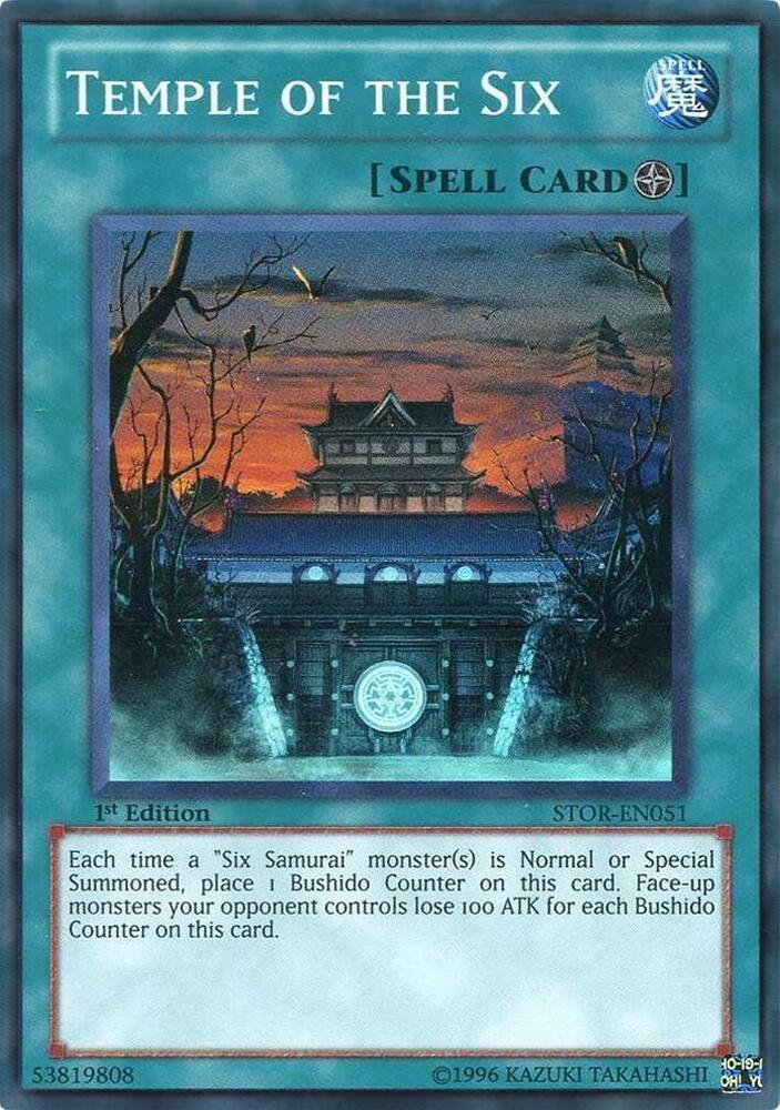 Temple of the Six STOR-EN051 card from Storm of Ragnarok