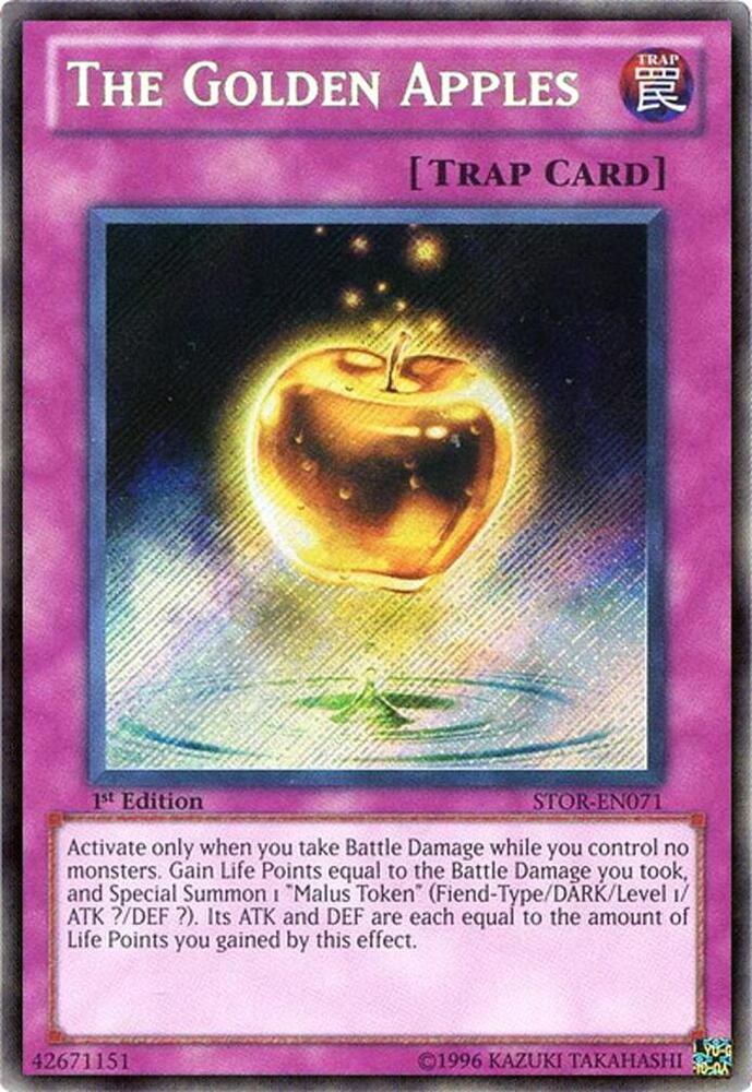 The Golden Apples STOR-EN071 card from Storm of Ragnarok