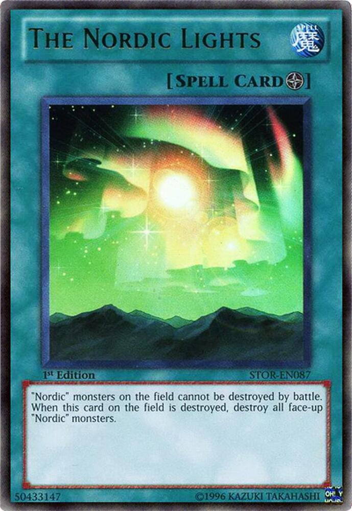 The Nordic Lights STOR-EN087 card from Storm of Ragnarok