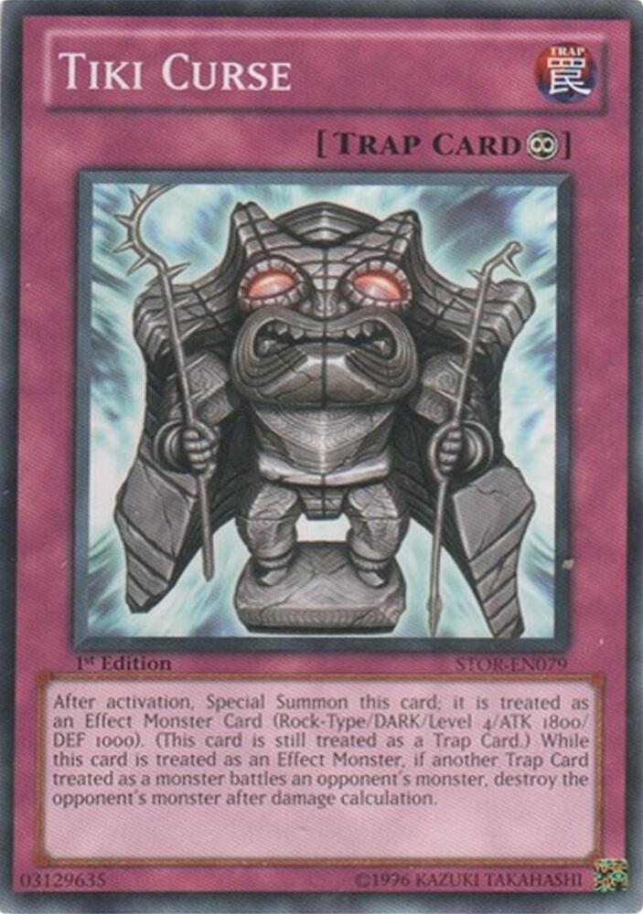 Tiki Curse STOR-EN079 card from Storm of Ragnarok
