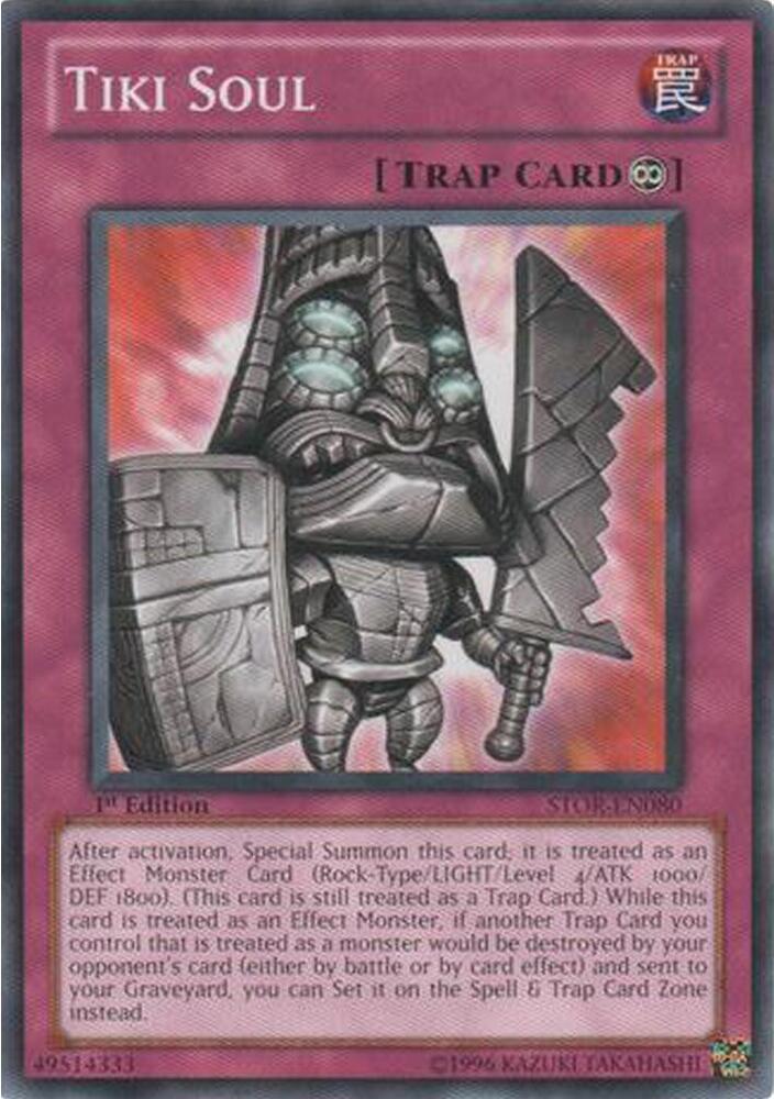 Tiki Soul STOR-EN080 card from Storm of Ragnarok