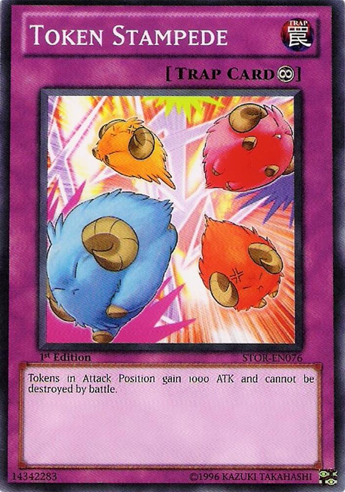 Token Stampede STOR-EN076 card from Storm of Ragnarok