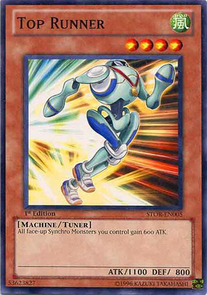 Top Runner STOR-EN005 card from Storm of Ragnarok