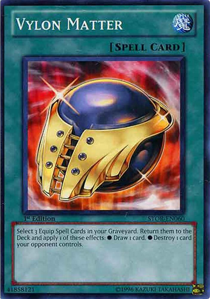Vylon Matter STOR-EN060 card from Storm of Ragnarok