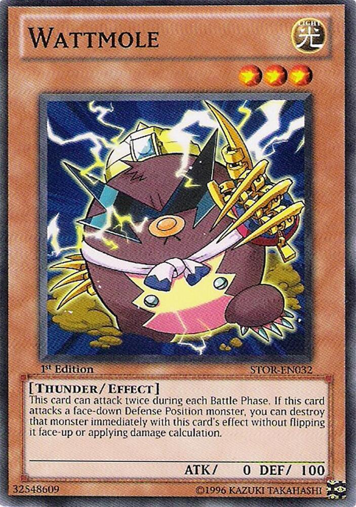 Wattmole STOR-EN032 card from Storm of Ragnarok