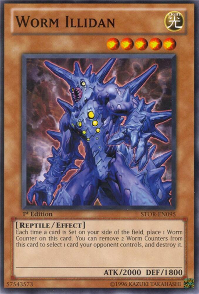 Worm Illidan STOR-EN095 card from Storm of Ragnarok