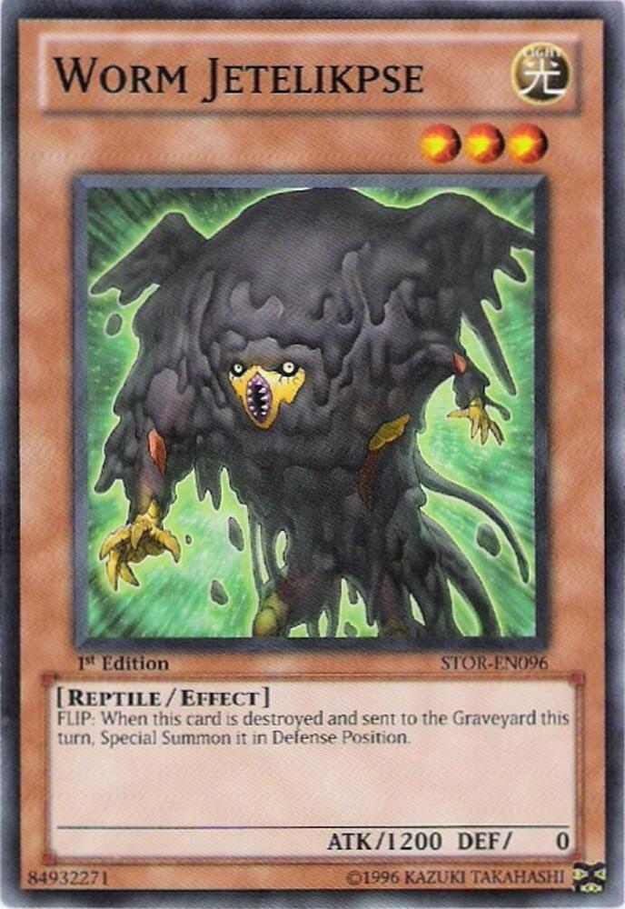 Worm Jetelikpse STOR-EN096 card from Storm of Ragnarok
