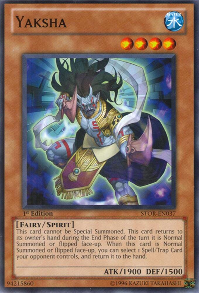 Yaksha STOR-EN037 card from Storm of Ragnarok