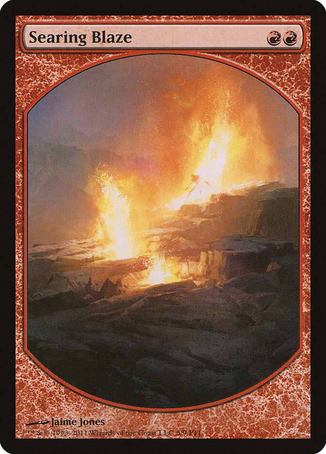 Searing Blaze 5 card from Magic Player Rewards