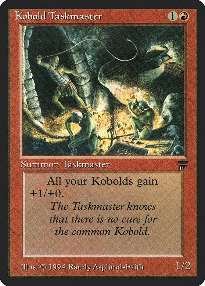 Kobold Taskmaster card from Legends