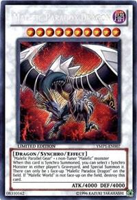 Malefic Paradox Dragon YMP1-EN007 card from Bonds Beyond Time Movie Pack