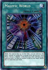 Malefic World YMP1-EN008 card from Bonds Beyond Time Movie Pack