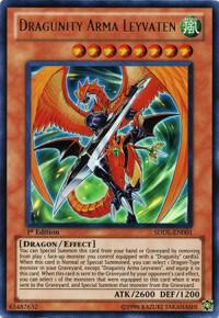 Dragunity Arma Leyvaten SDDL-EN001 card from Structure Deck: Dragunity Legion