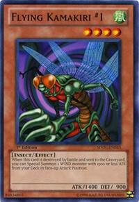Flying Kamakiri #1 SDDL-EN015 card from Structure Deck: Dragunity Legion