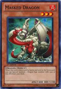 Masked Dragon SDDL-EN020 card from Structure Deck: Dragunity Legion