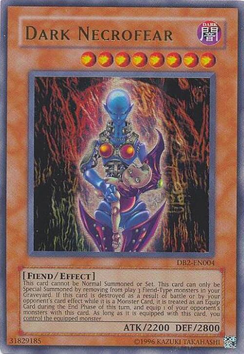 Dark Necrofear DB2-EN004 card from Dark Beginning 2