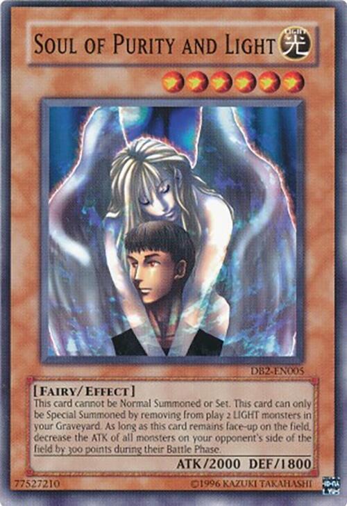 Soul of Purity and Light DB2-EN005 card from Dark Beginning 2