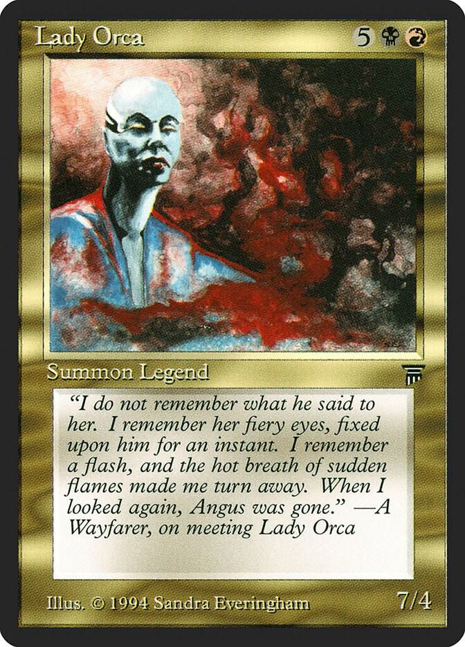 Lady Orca card from Legends