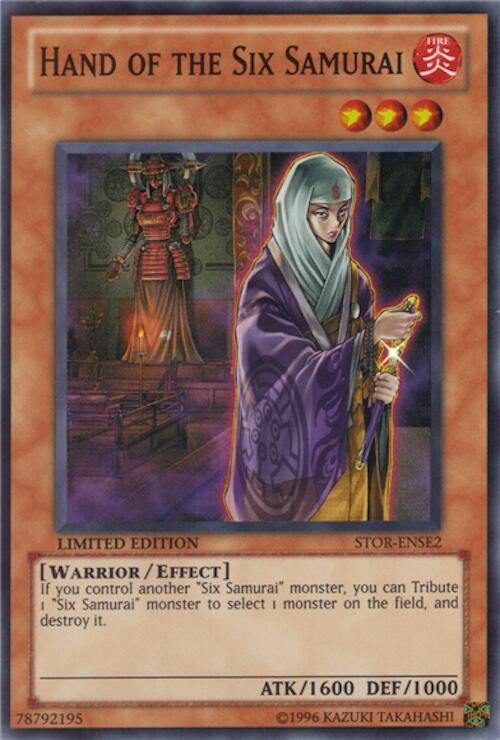 Hand of the Six Samurai STOR-ENSE2 card from Storm of Ragnarok