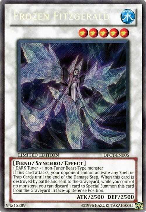 Frozen Fitzgerald DPCT-EN005 card from 2011 Duelist Pack Tin