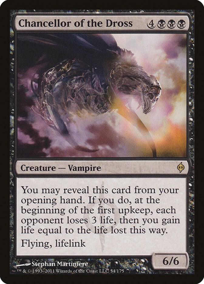 Chancellor of the Dross 54 card from New Phyrexia