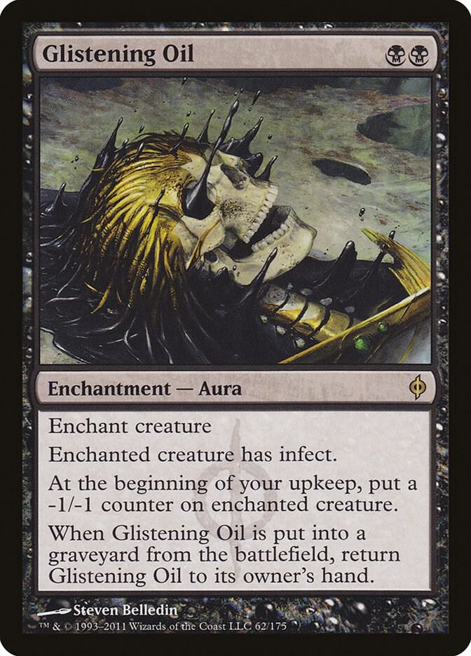 Glistening Oil 62 card from New Phyrexia