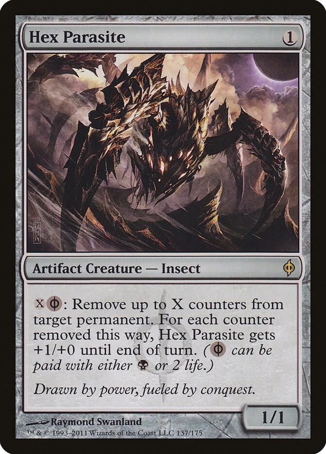 Hex Parasite 137 card from New Phyrexia