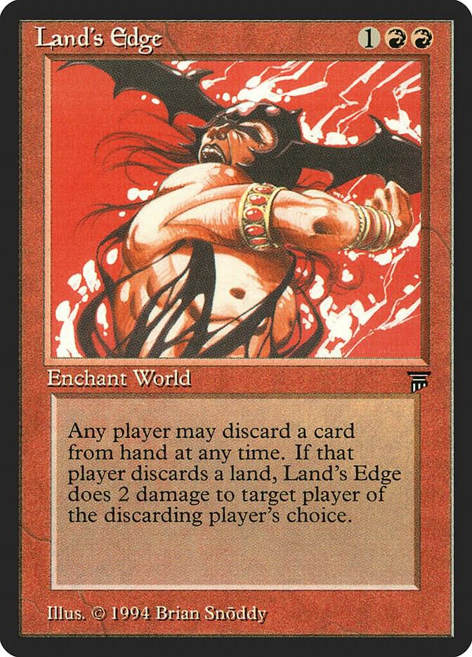 Land's Edge card from Legends