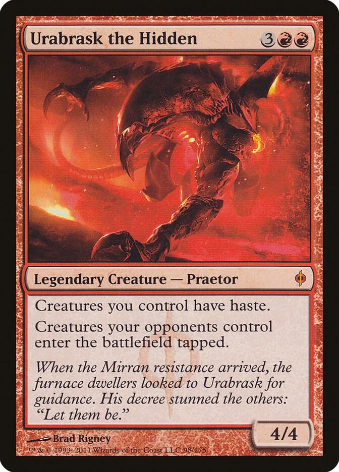 Urabrask the Hidden 98 card from New Phyrexia