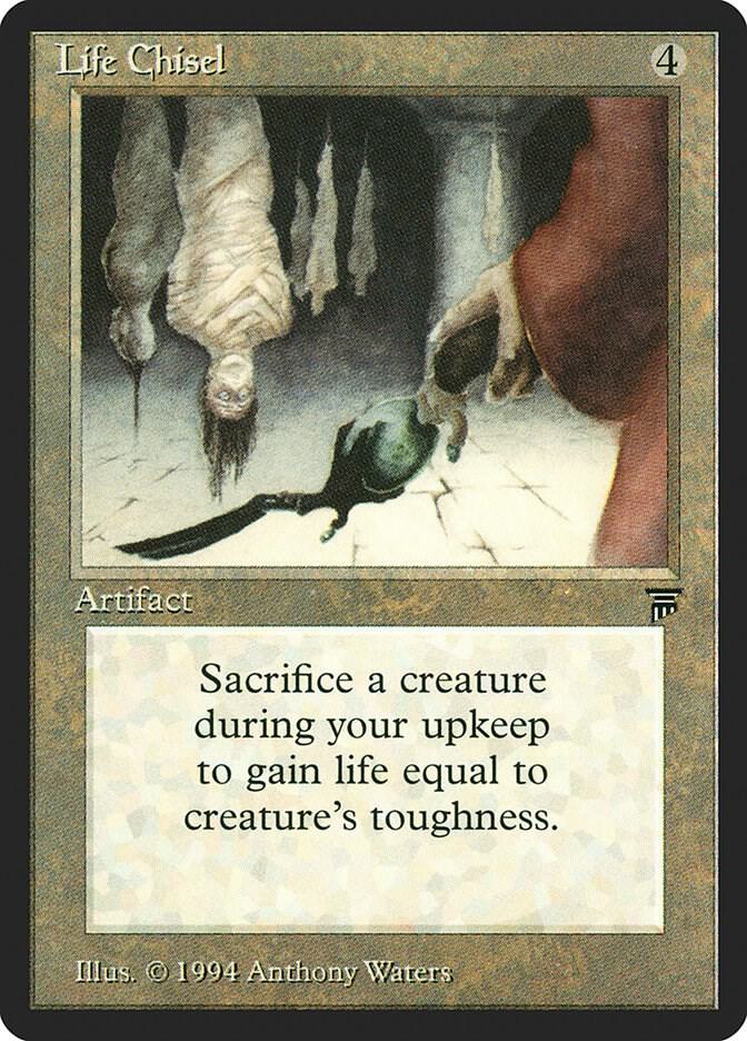 Life Chisel card from Legends