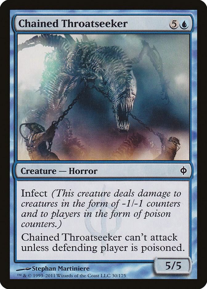 Chained Throatseeker 30 card from New Phyrexia