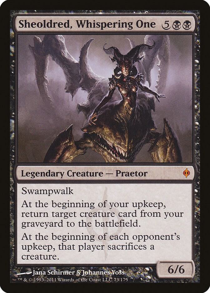 Sheoldred, Whispering One 73 card from New Phyrexia