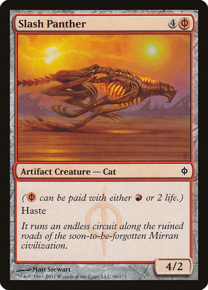Slash Panther 96 card from New Phyrexia