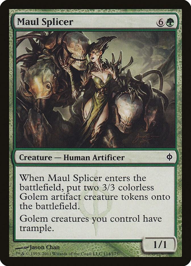 Maul Splicer 114 card from New Phyrexia