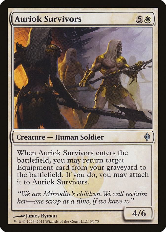 Auriok Survivors 3 card from New Phyrexia