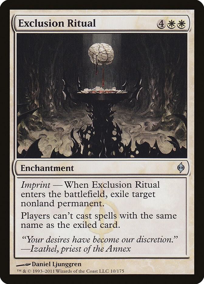 Exclusion Ritual 10 card from New Phyrexia