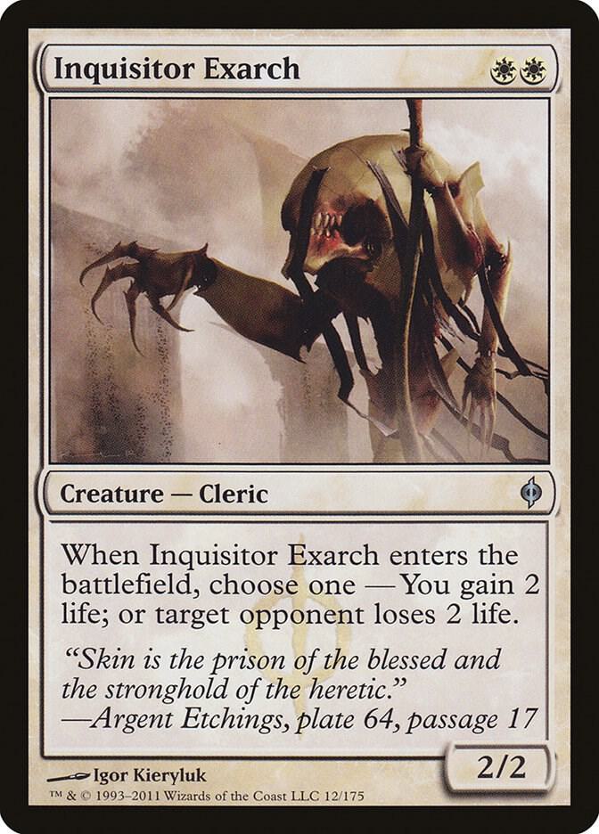 Inquisitor Exarch 12 card from New Phyrexia