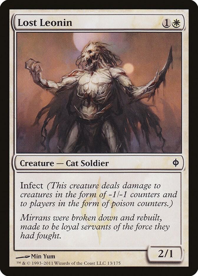 Lost Leonin 13 card from New Phyrexia