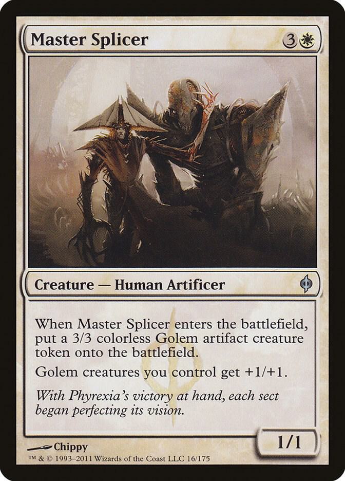 Master Splicer 16 card from New Phyrexia
